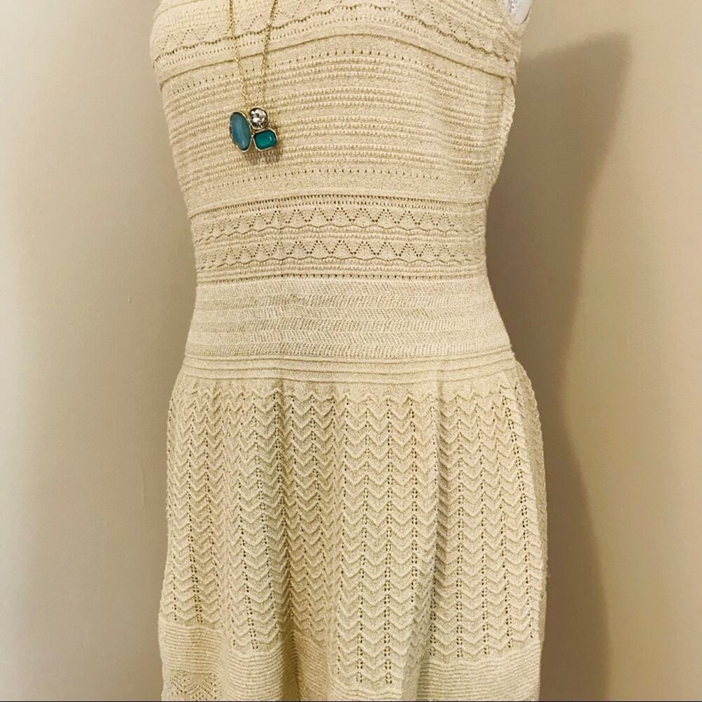 Ralph Lauren Gold Sweater Dress - Picture 3 of 7